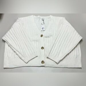 A New Day Women's Cream Cardigan